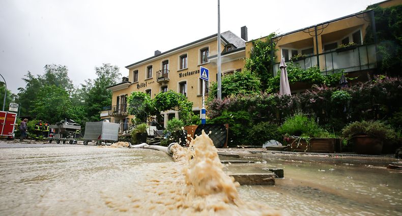 Über einen Meter hoch stand das Wasser im Hotel Le Cigalon.