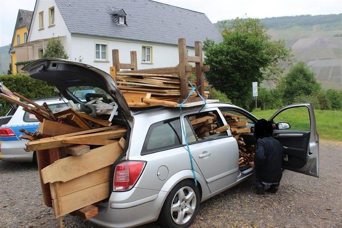 How much wood would a car carry?