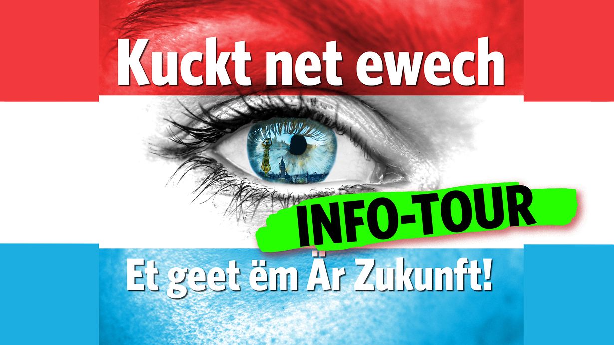 Woman face painted with flag of Luxembourg