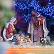 Krippe, Krëppchen, crèche Place d'Armes, Weihnachtsmarkt. Photo: Guy Wolff