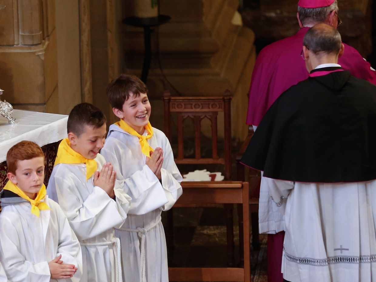 Oktave - Messe für die neuen Pfarreien: Wooltz Saints-Pierre-et-Paul & Öewersauer Saint-Pirmin, Luxembourg, le 18 Mai 2017. Photo: Chris Karaba
