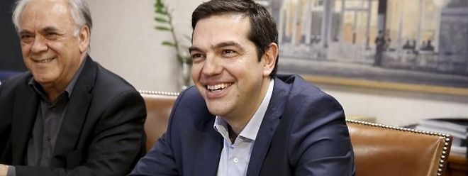 Alexis Tsipras (r.) sagte, seine Regierung habe realistische Vorhaben vorgeschlagen.