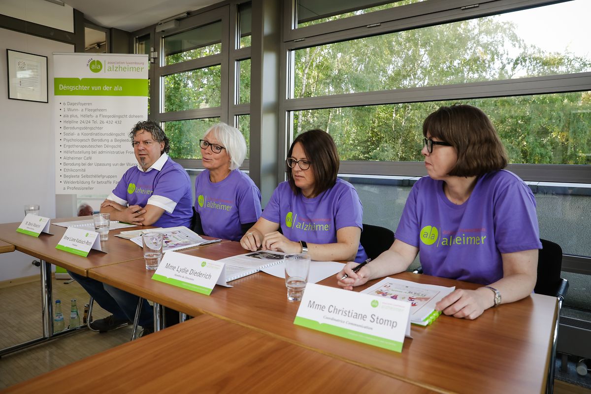   The members of the council of the Luxembourg Alzheimer Association announced the 17th Memory Walk on Monday. 