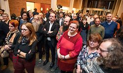 Déi Lénk hatten zum Neujahrsempfang ins Bonneweger Kulturzentrum eingeladen.