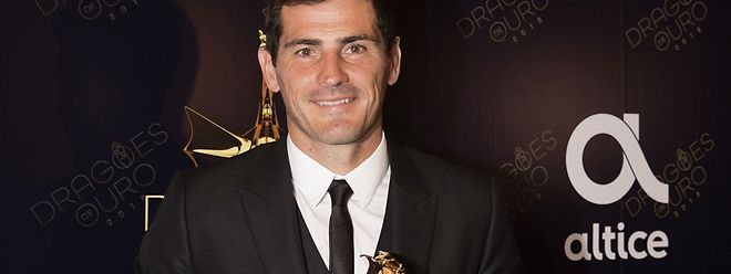Iker Casillas recebeu o 'Dragão de Ouro' para melhor atleta do ano durante a Gala dos Dragões de Ouro, promovida pelo FC Porto.