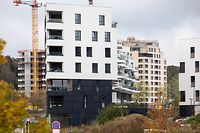 IPO,Wohnungsbau-Pacte Logement.SNHBM.Sozialer Wohnungsbau.hier:Kirchberg,Réimerwee.Foto: Gerry Huberty/Luxemburger Wort