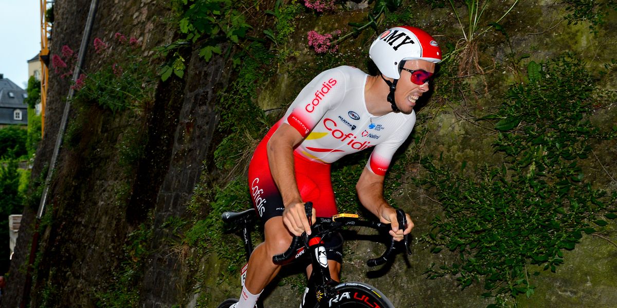 Christophe Laporte a pris date au terme d'un chrono court qui convenait bien à son explosivité.