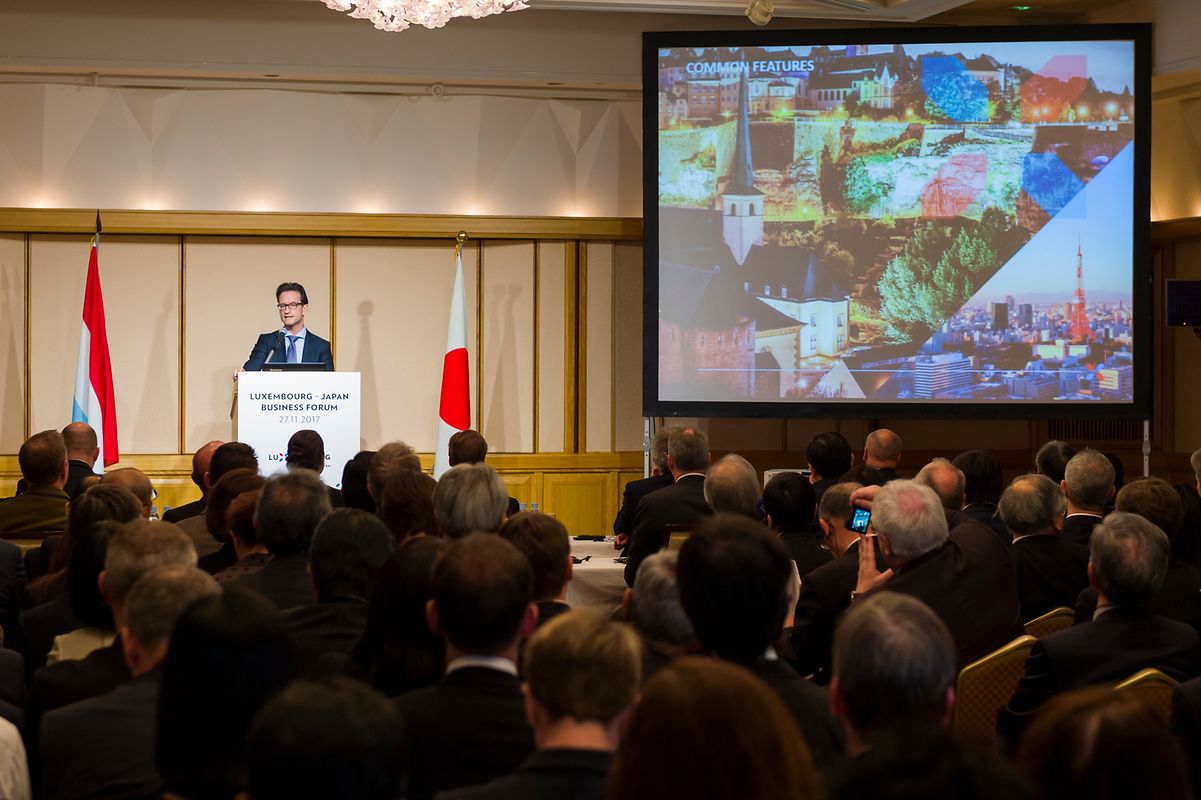 Handelskammerchef Carlo Thelen spricht über die Wirtschaft in Luxemburg.