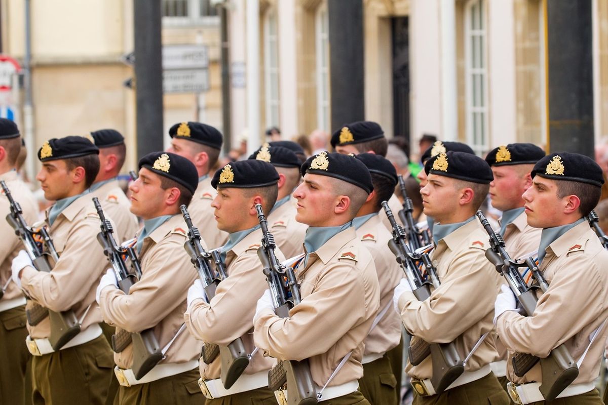 Die feierliche Wachablösung am Mittwochnachmittag.