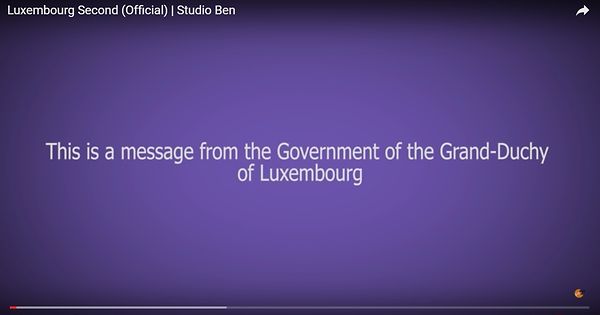 Luxembourg in turn parodies “America First”