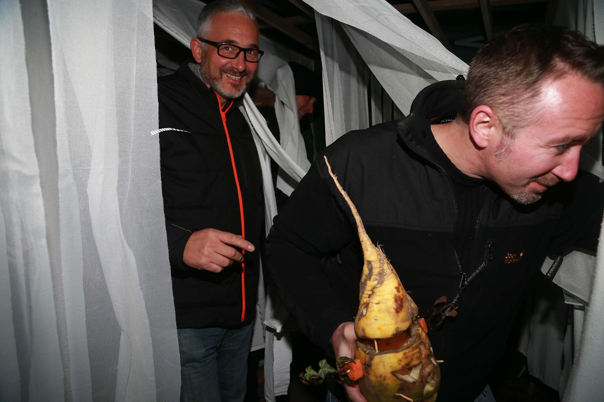 27.10.2018 Luxembourg,  Munshausen, bei der Robbesscheier, Trauliicht, Grusel, Geister Hintergrund der Geschichte, Geisterumzug,  photo Anouk Antony