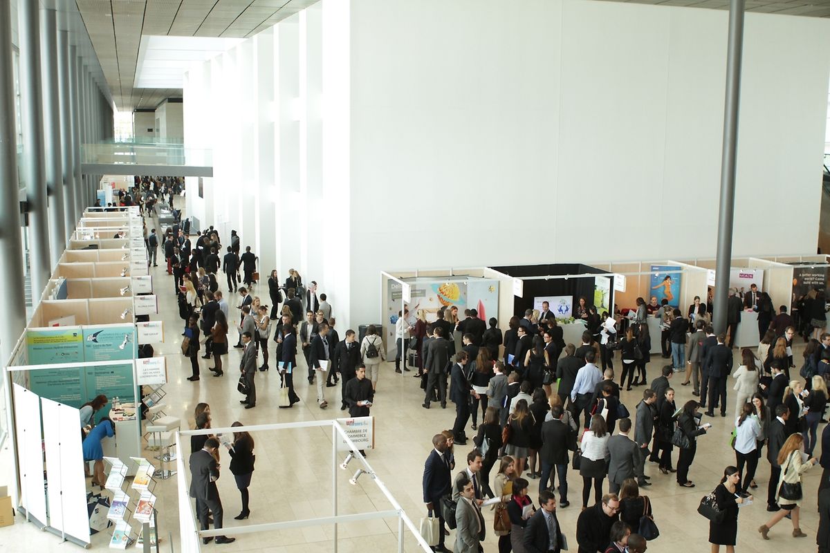 Job fair helps students & graduates gain first career step in Luxembourg