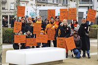 Orange Week - Marche solidaire contre les violences envers les femmes et les filles - Esch/Alzette - - 03/12/2022 - photo: claude piscitelli