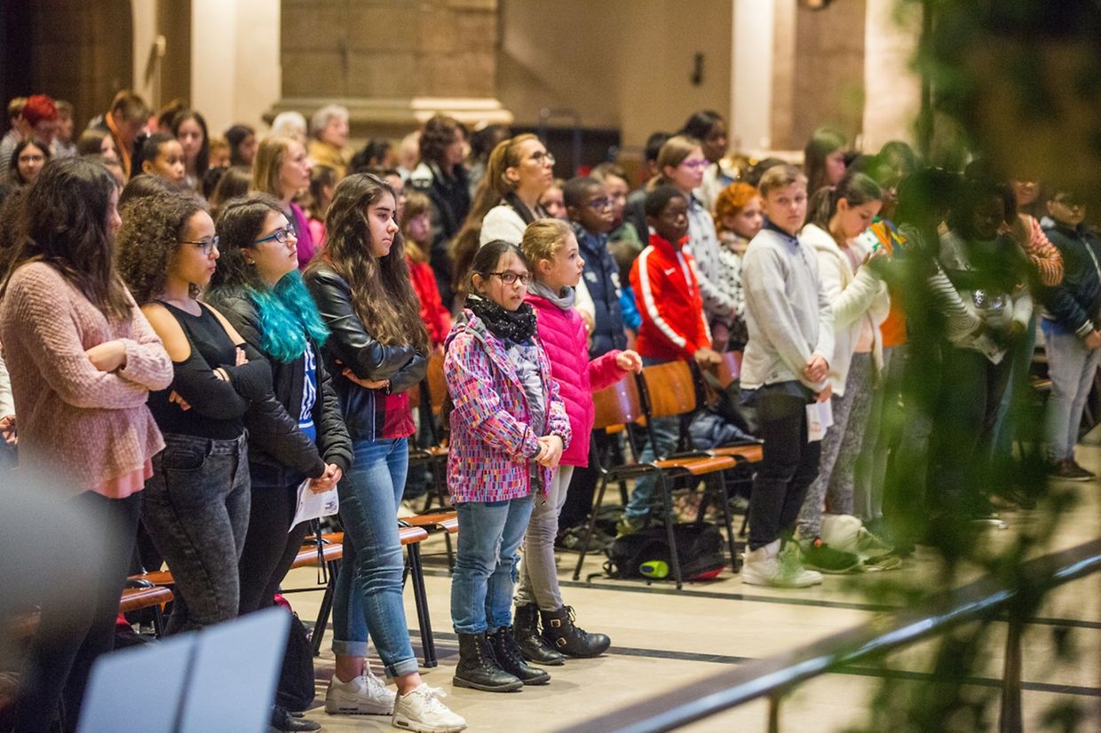 Messe für die neue Pfarrei “Déifferdeng Saint - François - d’Assise.