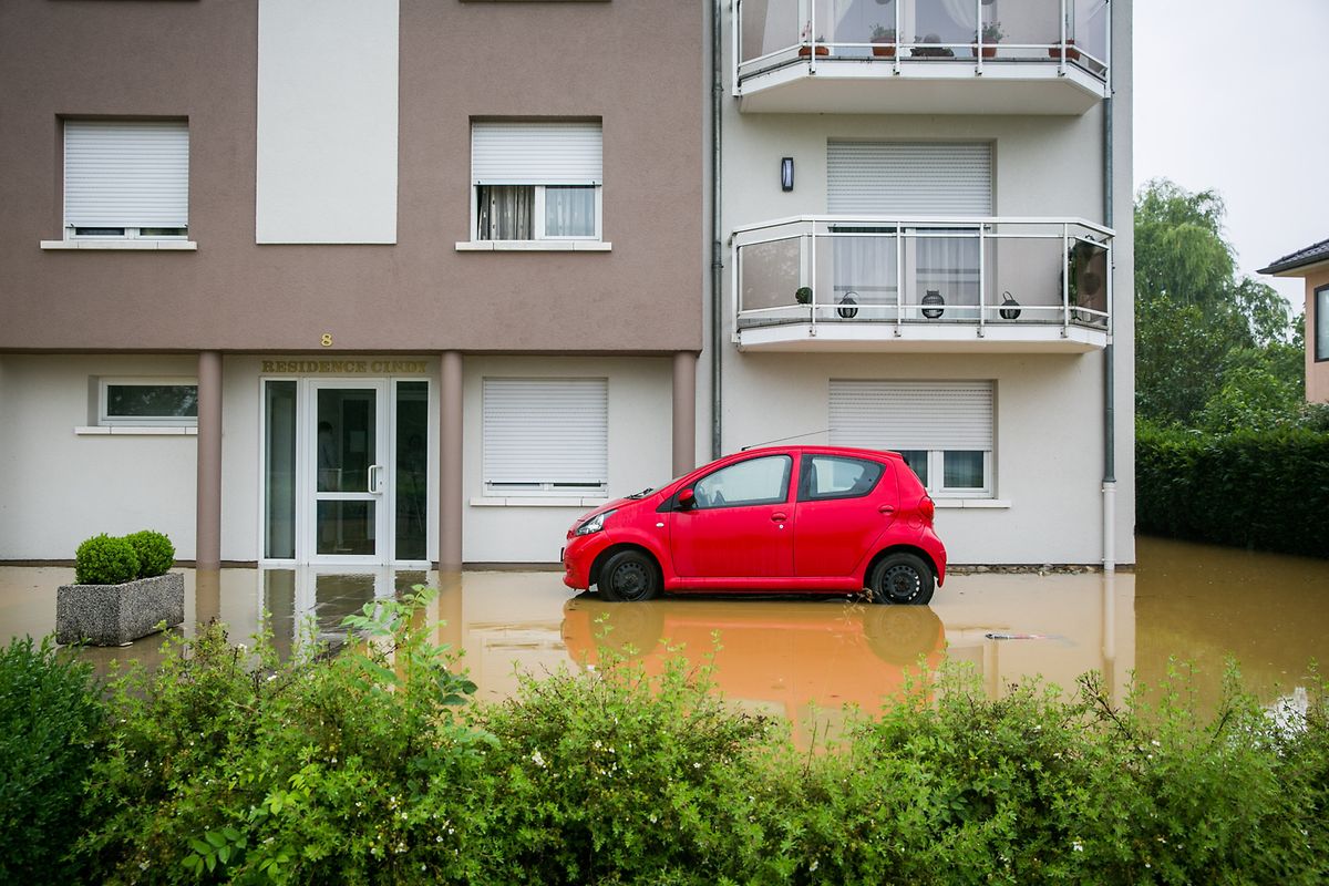 Überschwemmungen im Raum Roeser/Liwingen