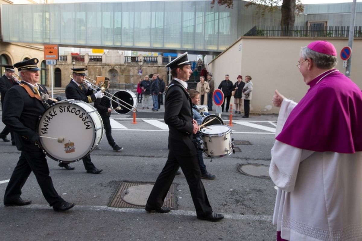 Octave 2015,Oktave 2015. Messe für die Pfarrverbände Mamerdall und Bartreng-Stroossen,hier Bartreng-Stroossen.Foto:Gerry Huberty