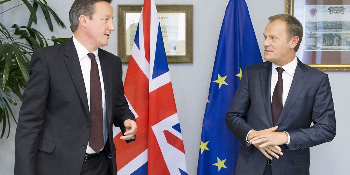 David Cameron (l.) und Donald Tusk versuchen eine Einigung zu finden.
