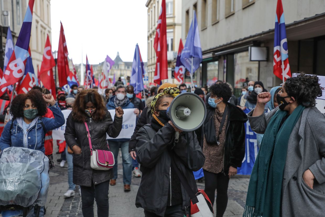 Am Samstag wurde in Luxemburg für das Recht auf Wohnen demonstriert.
