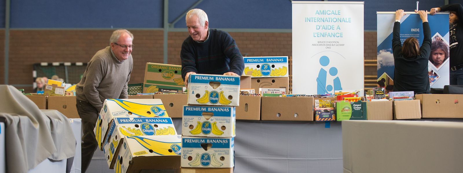 In Walferdingen finden an diesem Wochenende die Walfer Bicherdeeg statt. Am Freitag wurden die Stände aufgebaut.
