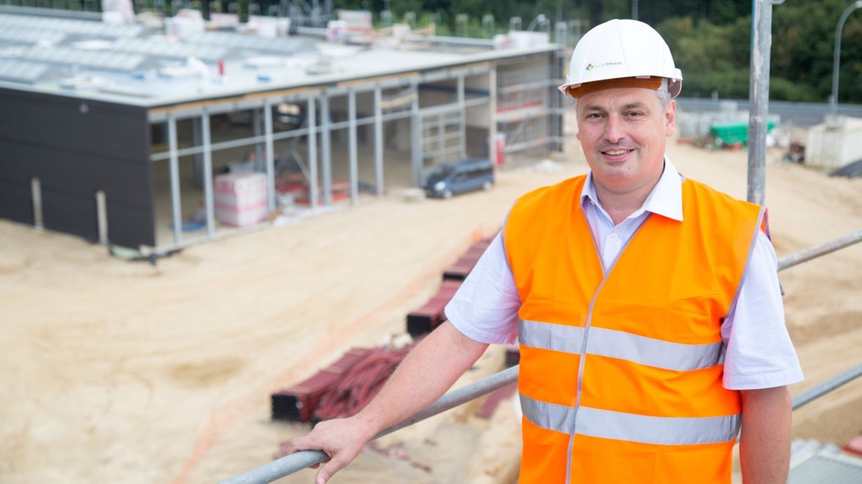 Norry Neyen, chef du projet de "Centre de remisage et de maintenance".