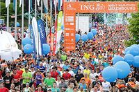 ING Night Marathon Luxembourg 28 Mai 2016Sport,Start, MenschenmengeFoto: Ben Majerus
