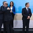 Nicht mehr ganz so einträchtig wie in der Euphoriephase: Die Minister der Dreierkoalition Xavier Bettel, Corinne Cahen, Etienne Schneider und Felix Braz (v.r.n.l.).
