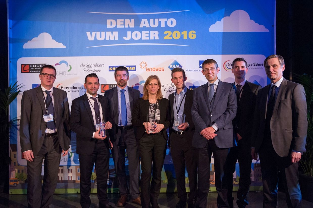 Rober Hever, Emanuel Marques, Wim Doms, Rachel Oulmann, Charles Turpel, Christophe Weerts, Rick Hotschnig et Paul Peckels.