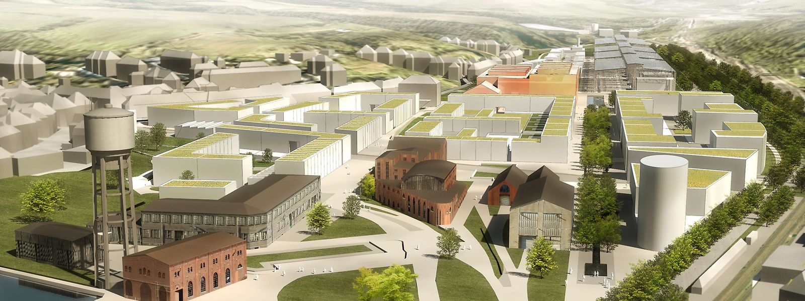 Etwa 1000 Wohnungen sollen in Viertel "Nei Schmelz" entstehen.