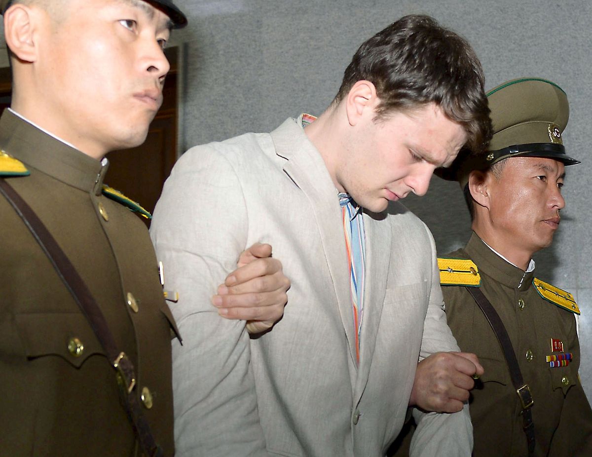 Nordkoreas höchstes Gericht hatte den damals 21-jährigen US-Studenten Otto Warmbier 2016 zu 15 Jahren Arbeitslager verurteilt. 