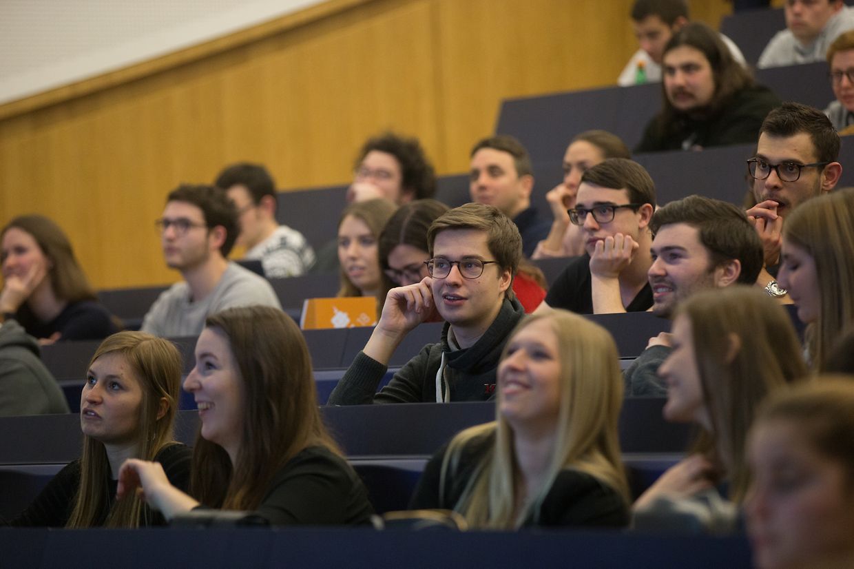 Der Saal an der Universität in Belval war gut besucht. 