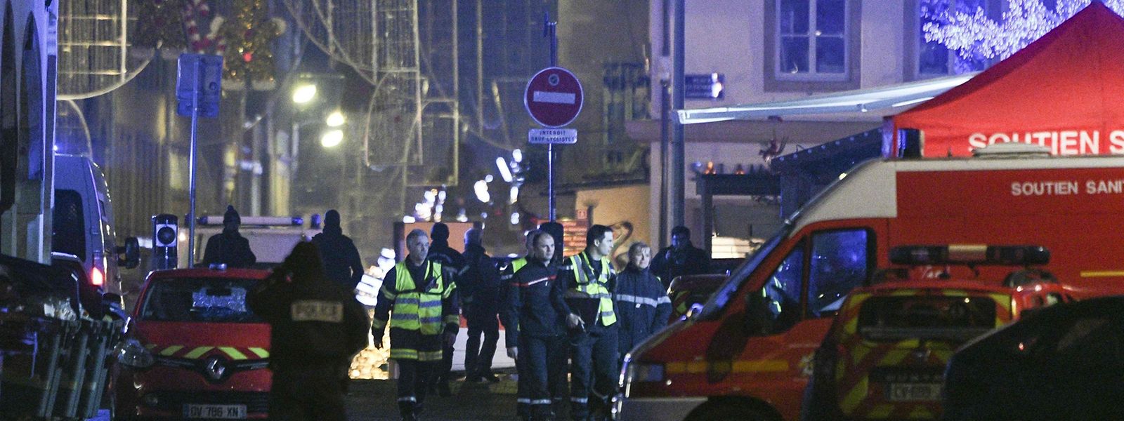Im Zentrum von Straßburg herrschte nach dem Anschlag Ausnahmezustand.
