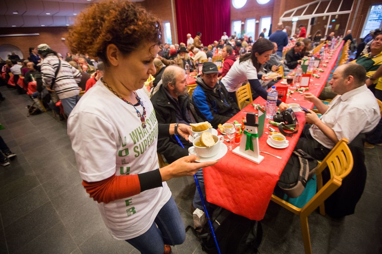 La 18e fête de Noël organisée par la Stëmm vun der Strooss s'est déroulée au centre culturel de Bonnevoie.