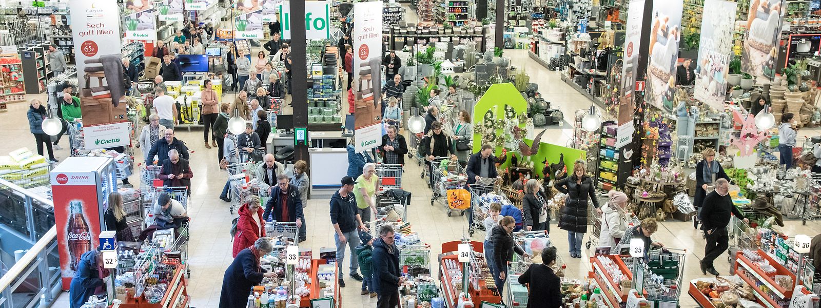 Bei der Verkaufsfläche pro Einwohner belegt Luxemburg mit seinen Supermärkten Platz drei in Europa. Trotzdem gibt es Entwicklungspotential.