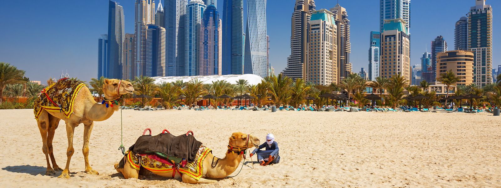 Dubai: Wo Wüste und Strand auf Großstadt trifft.