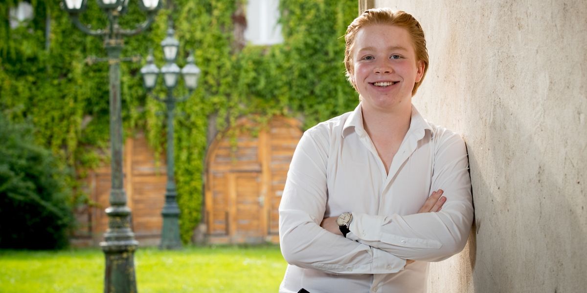Jung, charmant, ehrgeizig: Schüler Liam Bremer kandidiert für die Gemeindewahlen in Sassenheim.