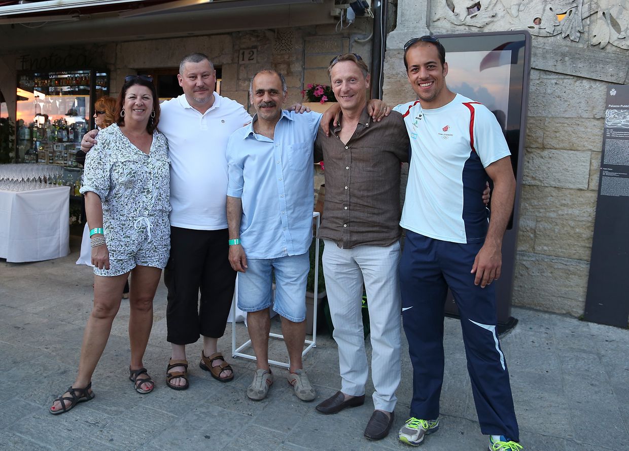Empfang der BGL BNP Paribas auf der Piazza della Liberta.