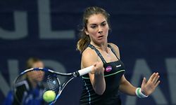 Eléonora Molinaro trat zum ersten Mal bei einem WTA-Turnier an.