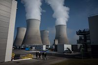 A photograph shows a view of the Bugey nuclear power plant on January 25, 2022, in Saint-Vulbas, central eastern France. - Operating since 1972, the Bugey power plant, located in Saint-Vulbas in the Ain region, plays an active role in the development of the region's economic fabric. (Photo by JEAN-PHILIPPE KSIAZEK / AFP)