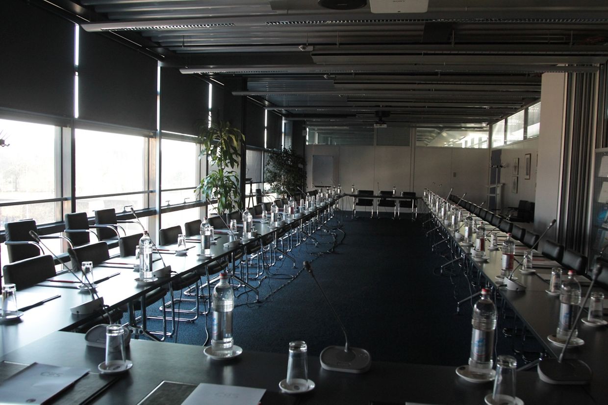 La salle de l'Assemblée plénière du CES.