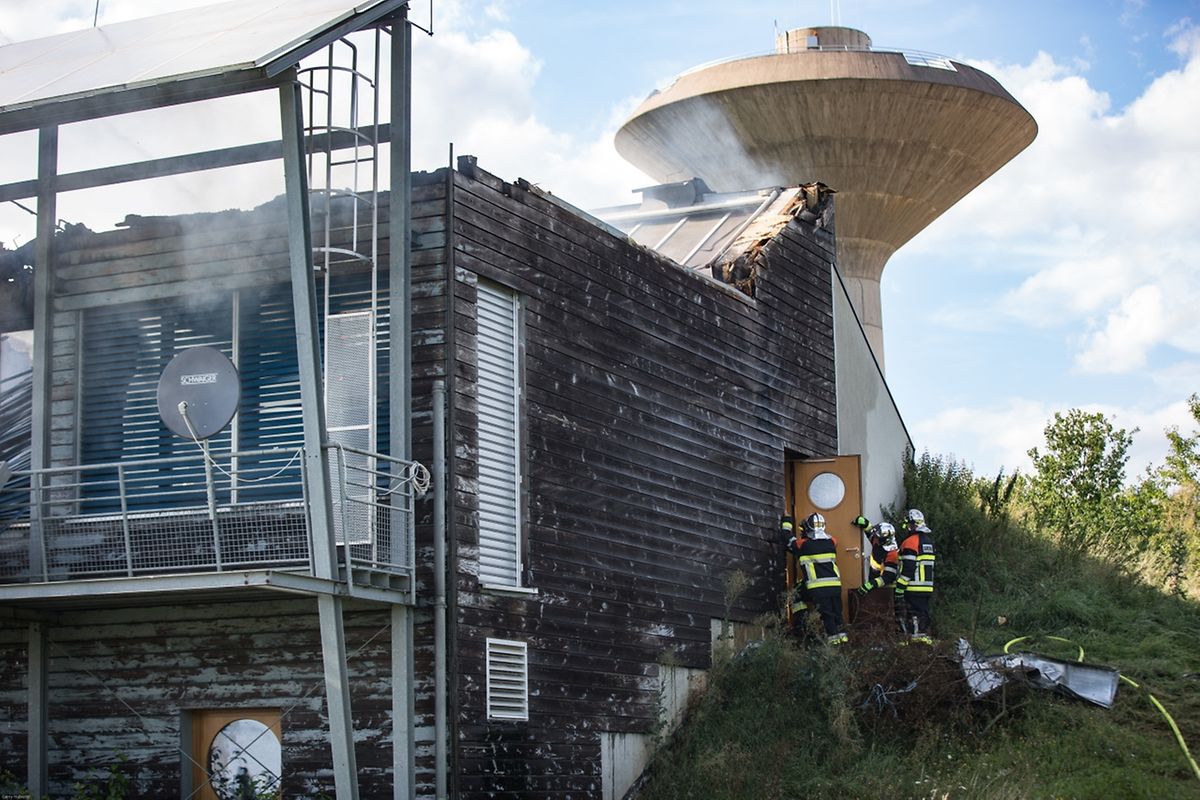 Das Jugendhaus in Remerschen - im früheren Energiepark-Gebäude - wurde am Sonntag zum Raub der Flammen. 