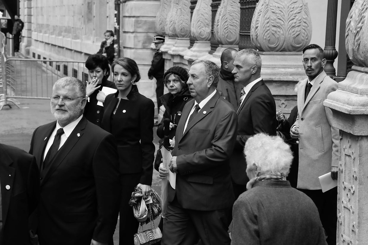 Lokales, Online, Kathedrale, Staatsbegräbnis Großherzog Jean, funérailles Grand-Duc Jean, Eingang Kathedrale,