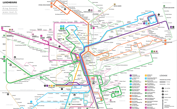 Luxemburger Wort - Architect brings alternative bus map to Luxembourg