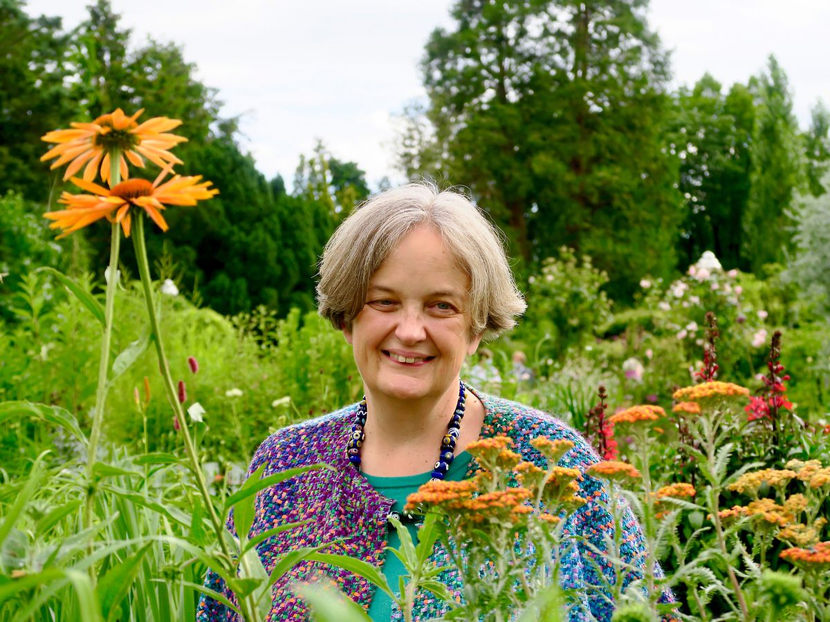 Isabelle Van Groeningen, Gartenhistorikerin von der Königlichen Gartenakademie in Berlin. 