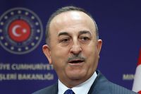 Ministro dos Negócios Estrageiros turco, Mevlut Cavusoglu.