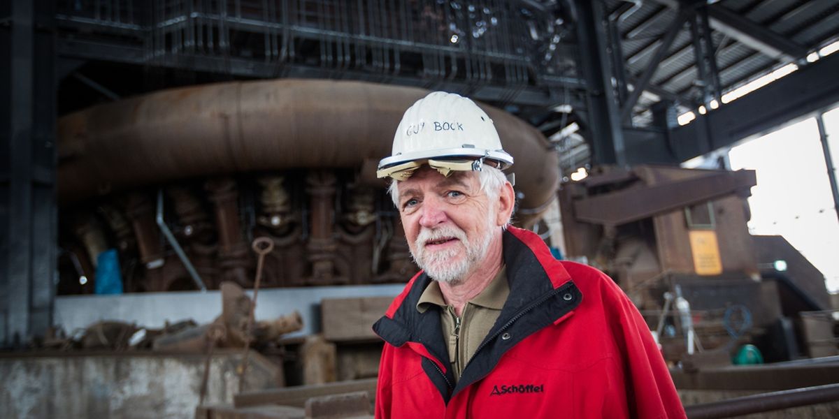 Auch wenn der Hochofen B vor 20 Jahren ausgeblasen wurde, Guy Bocks Leidenschaft für den Stahlriesen lodert immer noch. 