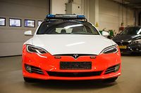 Tesla Polizei Auto - Photo : Pierre Matgé