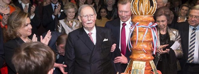 Großherzog Jean bei den Feierlichkeiten zu seinem 95. Geburtstag im Januar. 