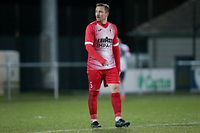 Tom Schnell (Hesperingen #5)/ Fussball BGL Ligue Luxemburg, 17. Spieltag, Saison 2020-2021 / 20.03.2021 /Racing FC Union Luxemburg - FC Swift Hesperingen / Stade Achille Hammerel, Luxemburg-Cents /Foto: Ben Majerus