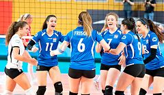 Der Jubel bei Luxemburgs Volleyballfrauen war groß.