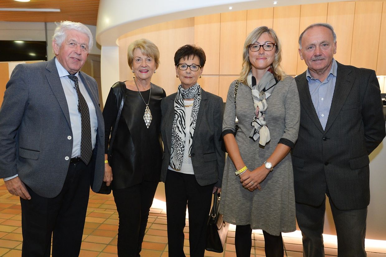 Marcel Herber, Maggie Herber, Josée Gaul, Fabienne Gaul und Vic Weber (ACC Contern)